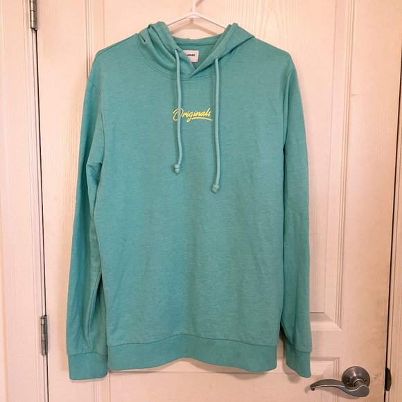 Jack & Jones Blue Originals Hoodie - Picture 1 of 3